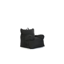 Bean Sofa Black Comfortable Sofa and Beanbag Combination