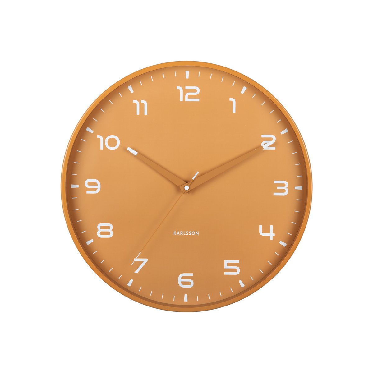 Wandklok Karlsson 50 cm zilver
