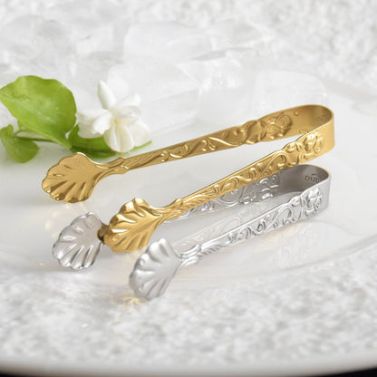 Suikertang zilver metaal 9 cm