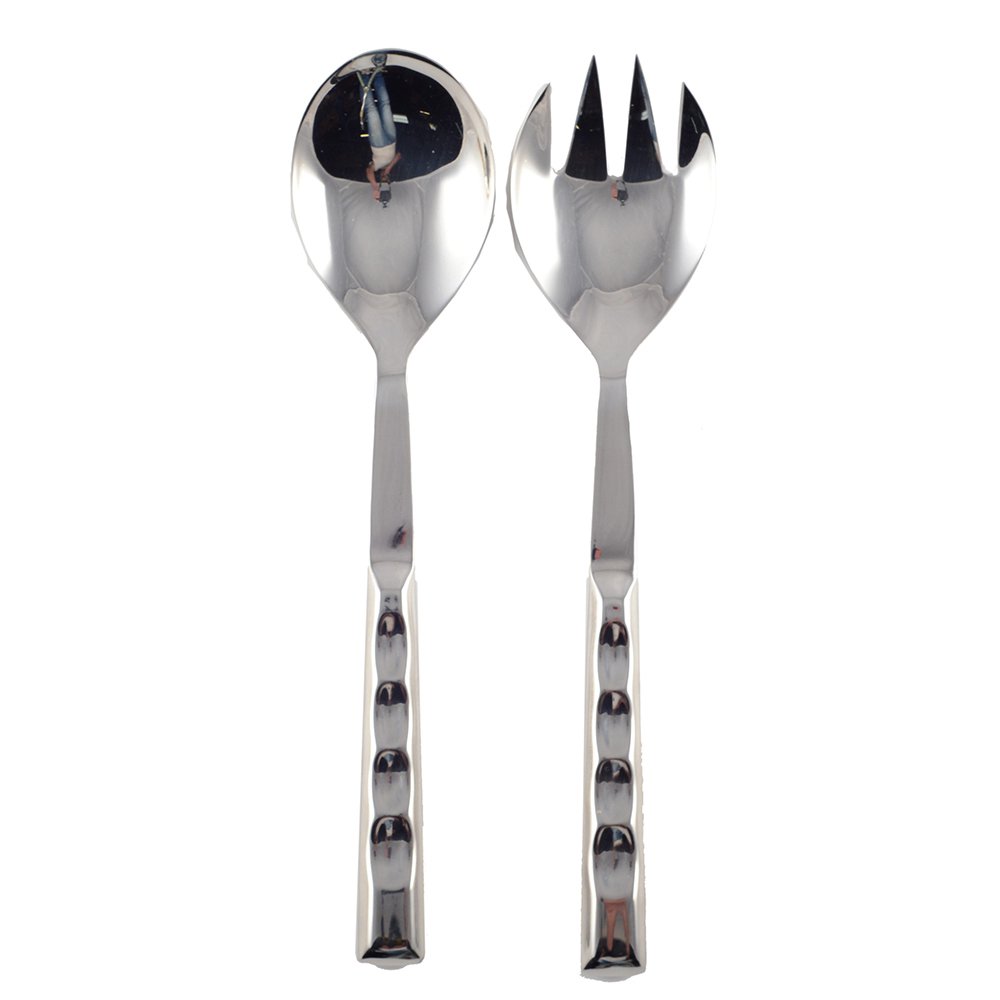 Salade bestek 28,5 cm zilver roestvrij staal