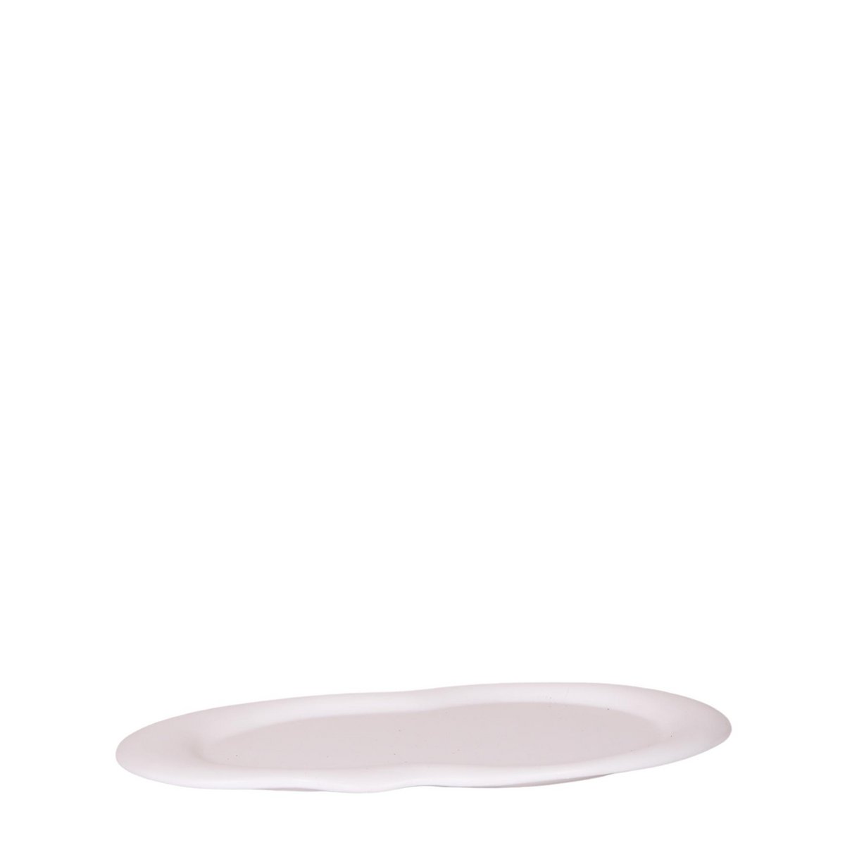 Metalen dienblad ovaal 30x13 cm