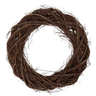 Wreath Ø 45x5 cm Brown Rattan