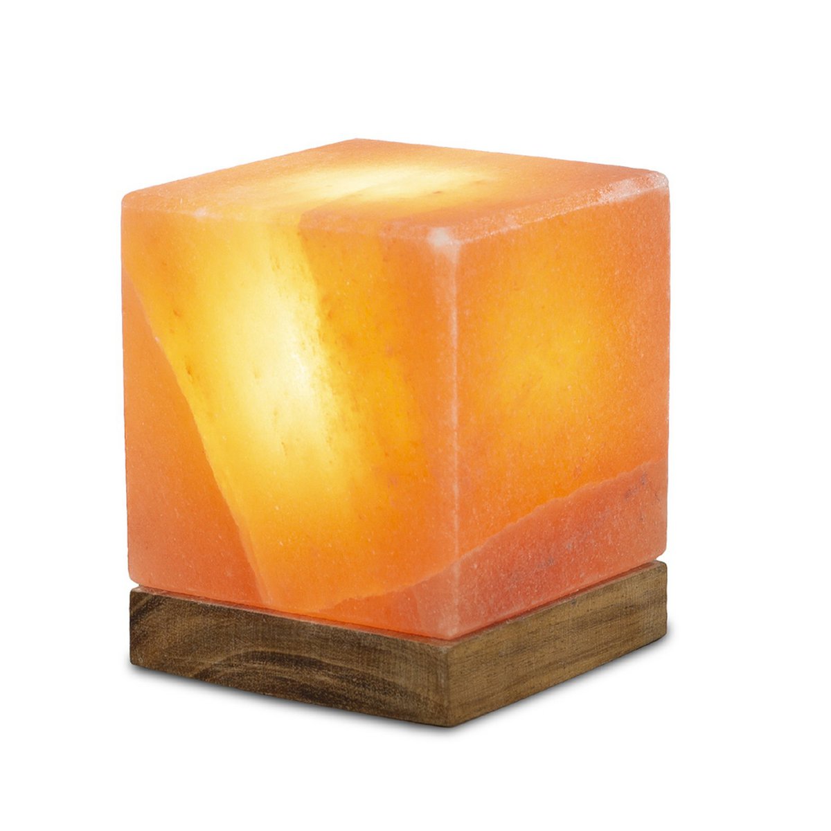 Zoutlamp kubus 10x10x12 cm