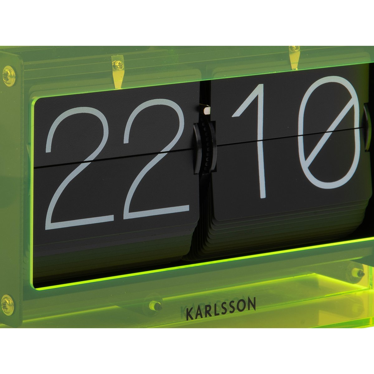 Boxed Flip Table Clock