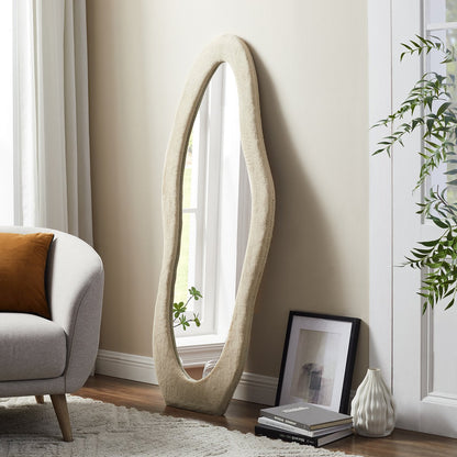 Passpiegel 60x160 cm imitatiebont champagne