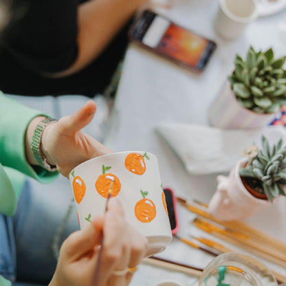 Creatief Verfpakket voor 12 Bloempotten | DIY Groepsactiviteit