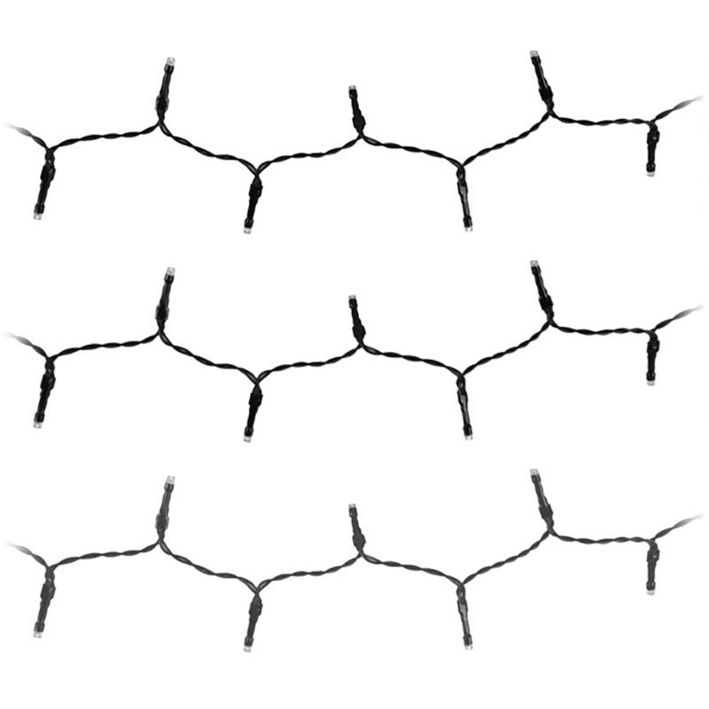 Led Verlichting 120 Led - 9 Meter - Warm Wit - Batterijbox 120 Warm Wit - Dual-Timer - Geheugen En Lichtfuncties