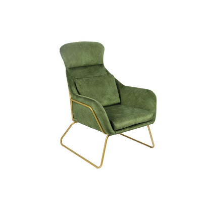 Fauteuil groen velours 73x80x102 cm