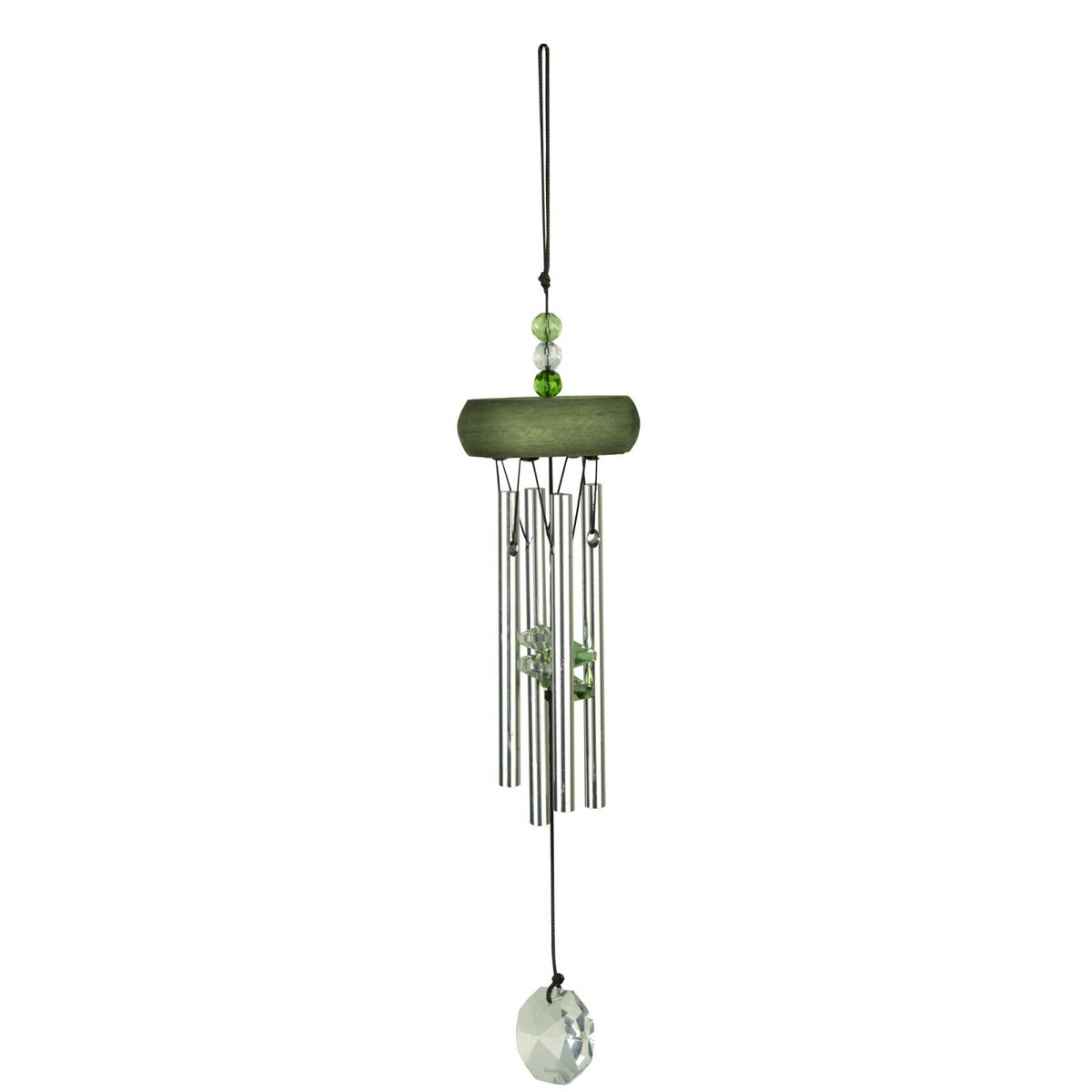 Windgong, Nature’s Melody, Gem Tunes met Kristal, Groen, GTC11GR ca 27cm