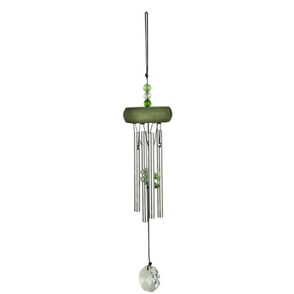 Windgong, Nature’s Melody, Gem Tunes met Kristal, Groen, GTC11GR ca 27cm