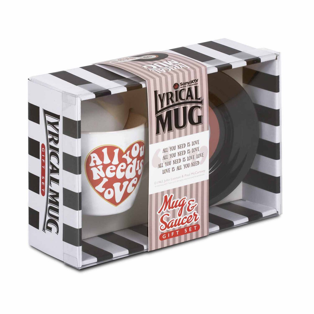 Mug set "Lyrical Mug" Love - Lennon & McCartney