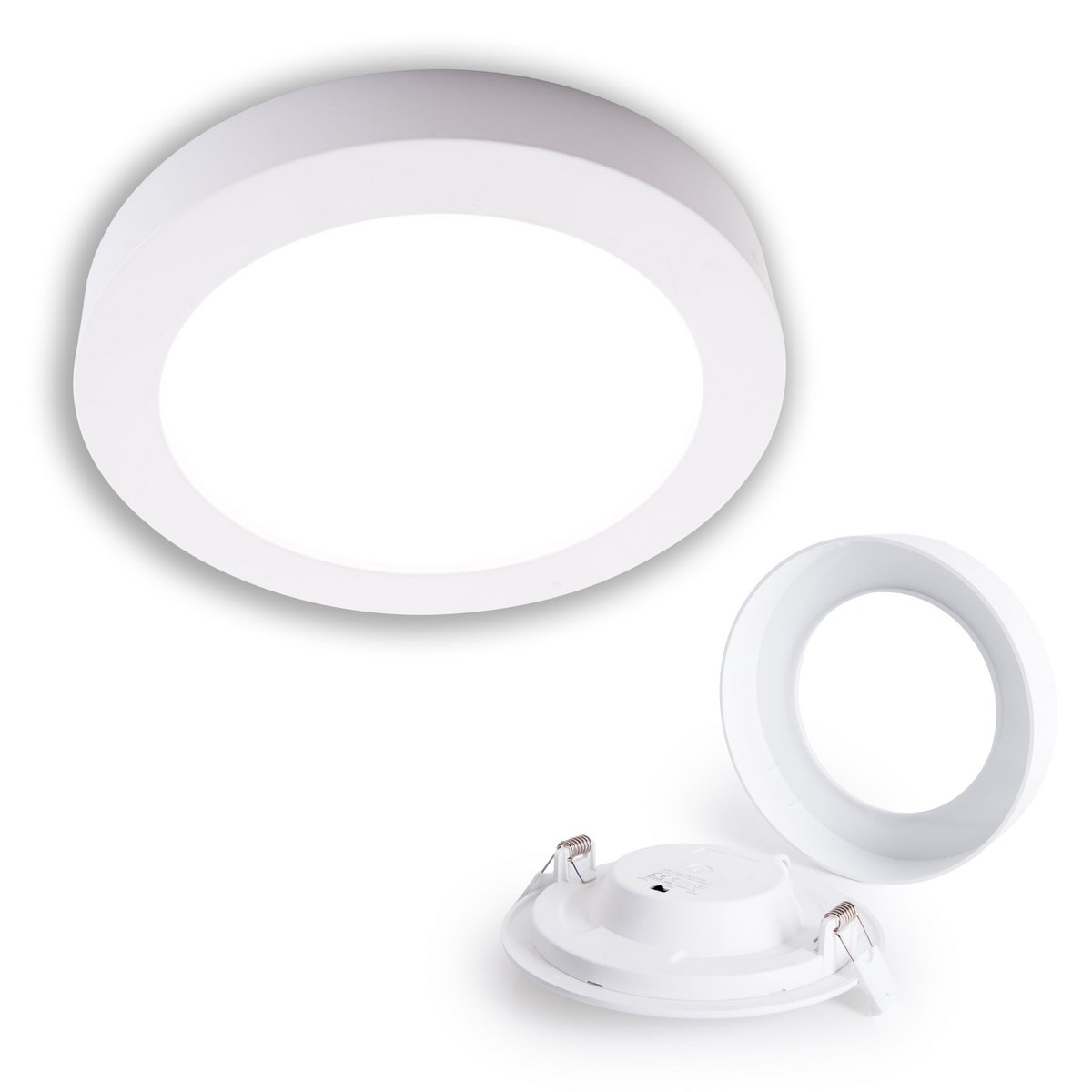 Plafondlamp rond 24,6 cm wit instelbare lichtkleur