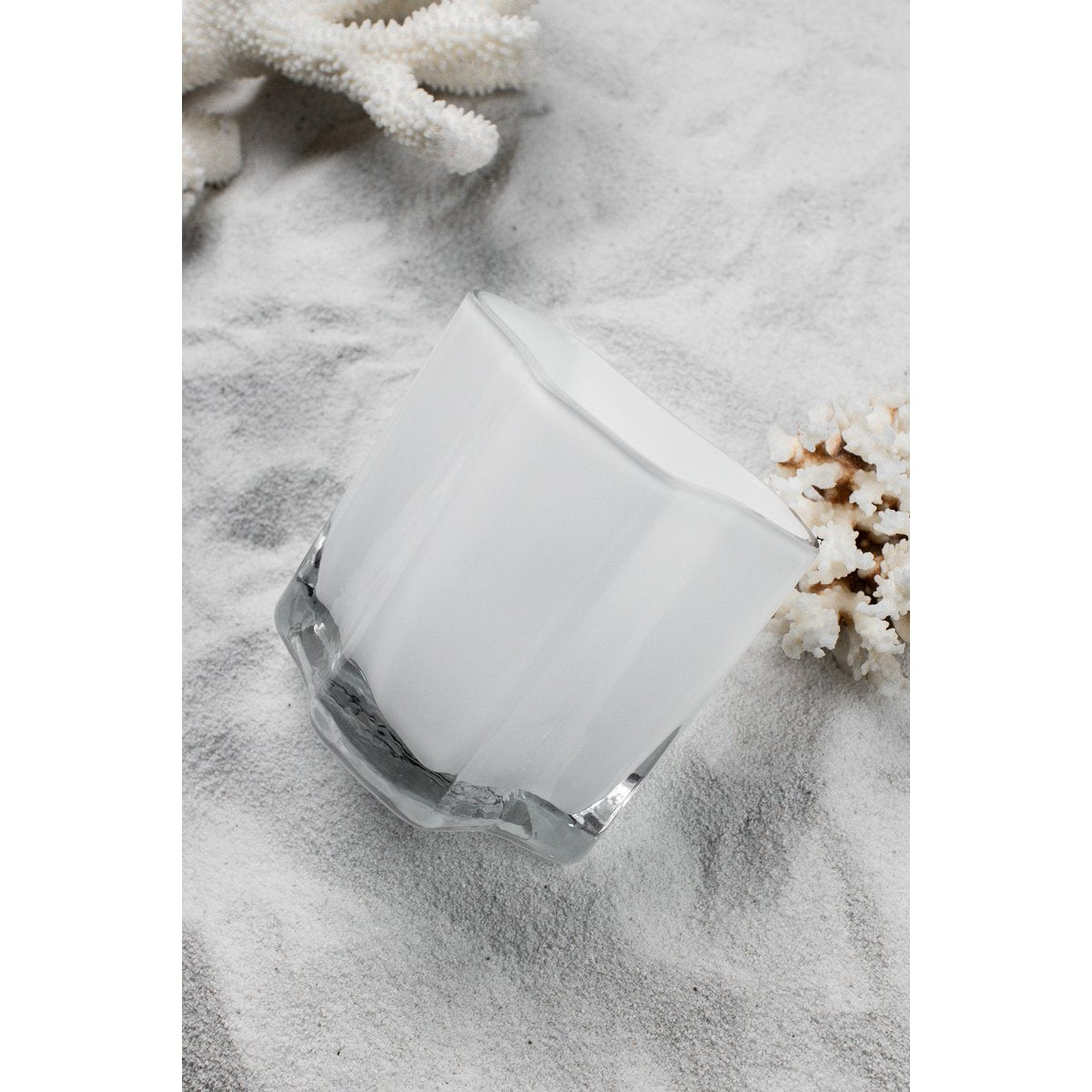Vaas 13 cm glas wit