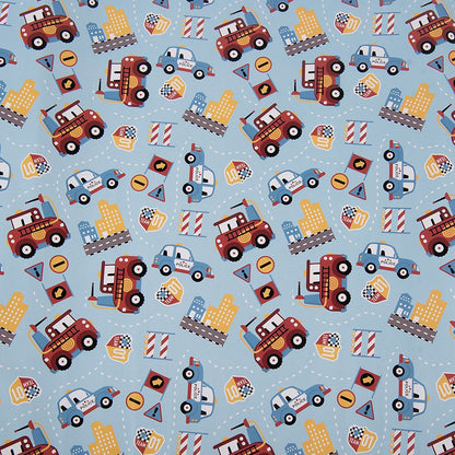 Wrapping Paper 3 Rolls 50x75 cm Blue Paper