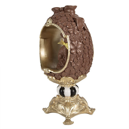 Decoratie beeld konijn 30 cm bruin polyresin
