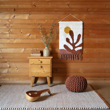 Vloerkleed wol 160x230 cm karamel