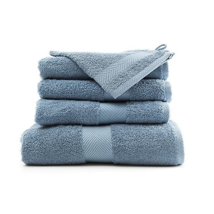 Handdoek 630GSM katoen blauw 70x140 cm