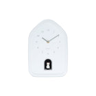 Wandklok huisvorm 29 cm wit