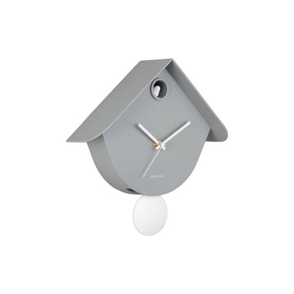 Wandklok koekoek 26x26 cm grijs