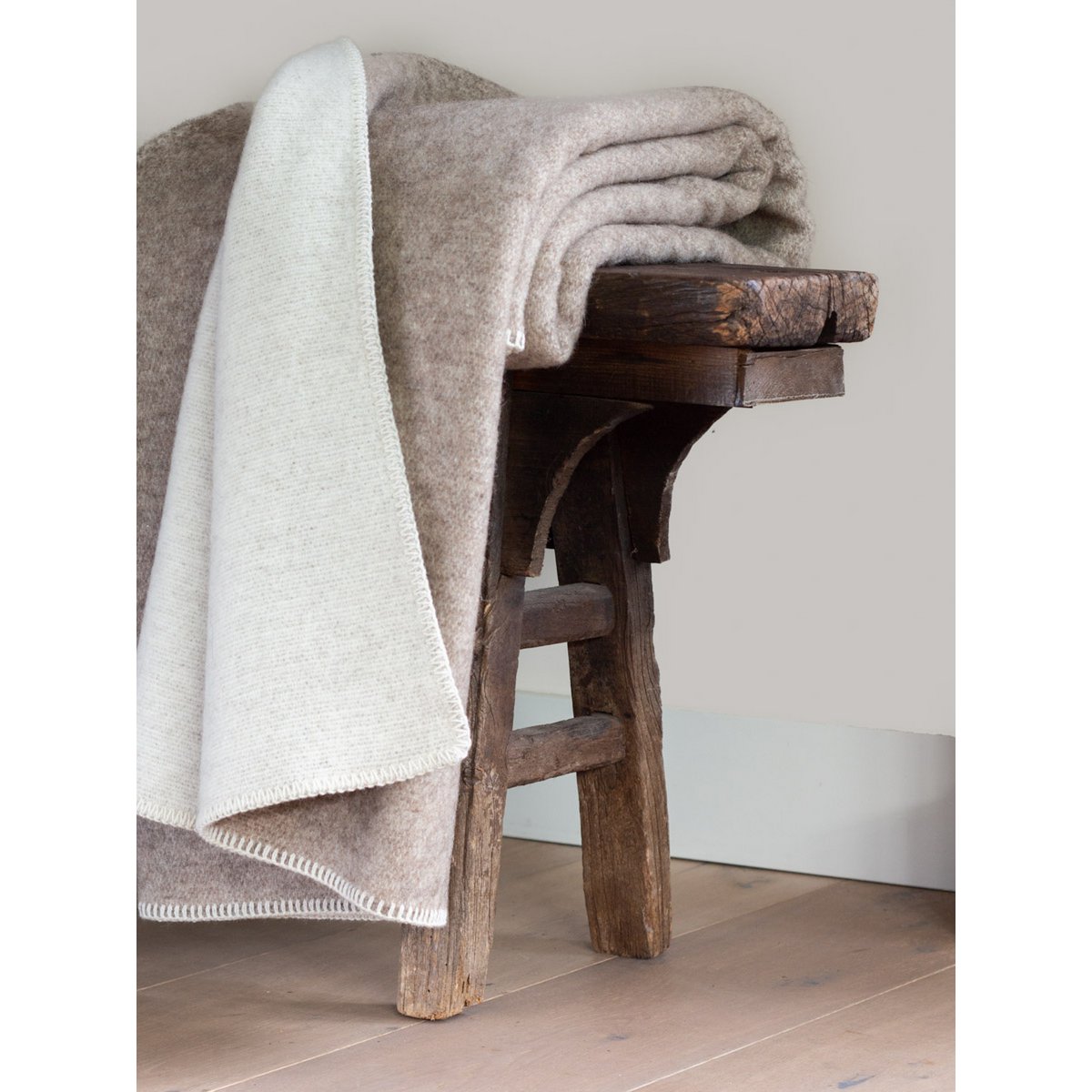 Wollen beddeken ECO Fossil 450 gr/m² Nieuw-Zeelandse wol
