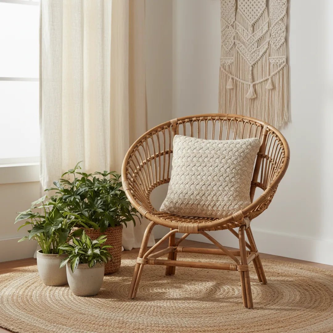 Kussenhoes 45x45 cm katoen natuurlijk beige