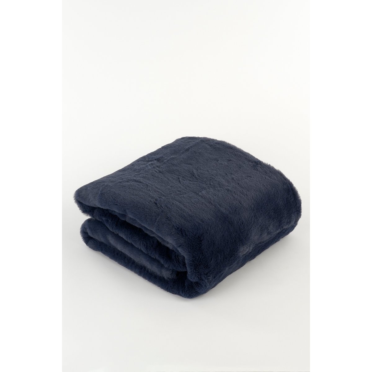 Fleece deken 200x150 cm donkerblauw