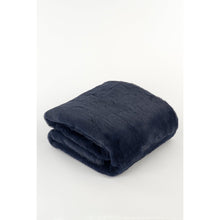 Fleece deken 200x150 cm donkerblauw
