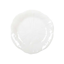 White dessert plate in melamine 21x21x1.5 cm