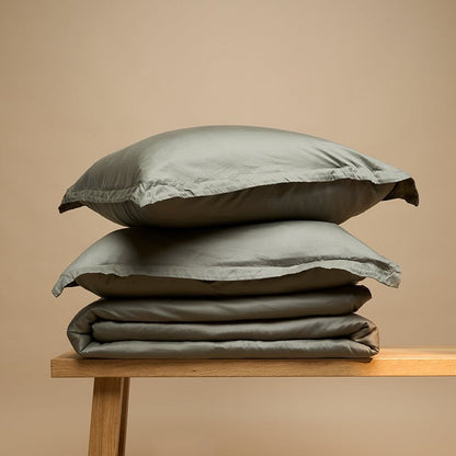 Dekbedovertrek TENCEL™ Lyocell olijfgroen