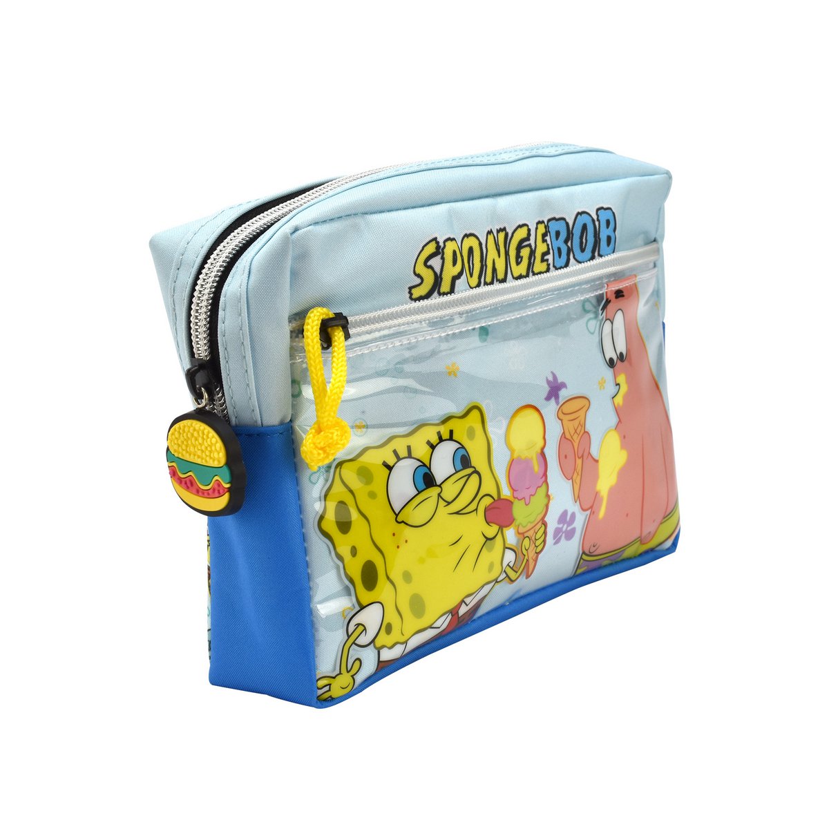 Spongebob Squarepants pencil case, pencil case in the design of Spongebob and Patrick, official merch