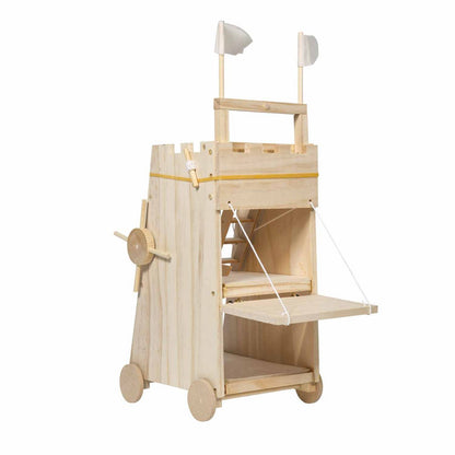 Belegeringstoren houten model 37,5 cm