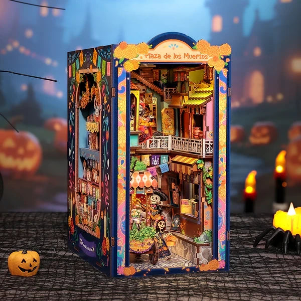 Cutebee, DIY Booknook, Plaza de los Muertos, BJAA405, 18,3x12x23,3cm