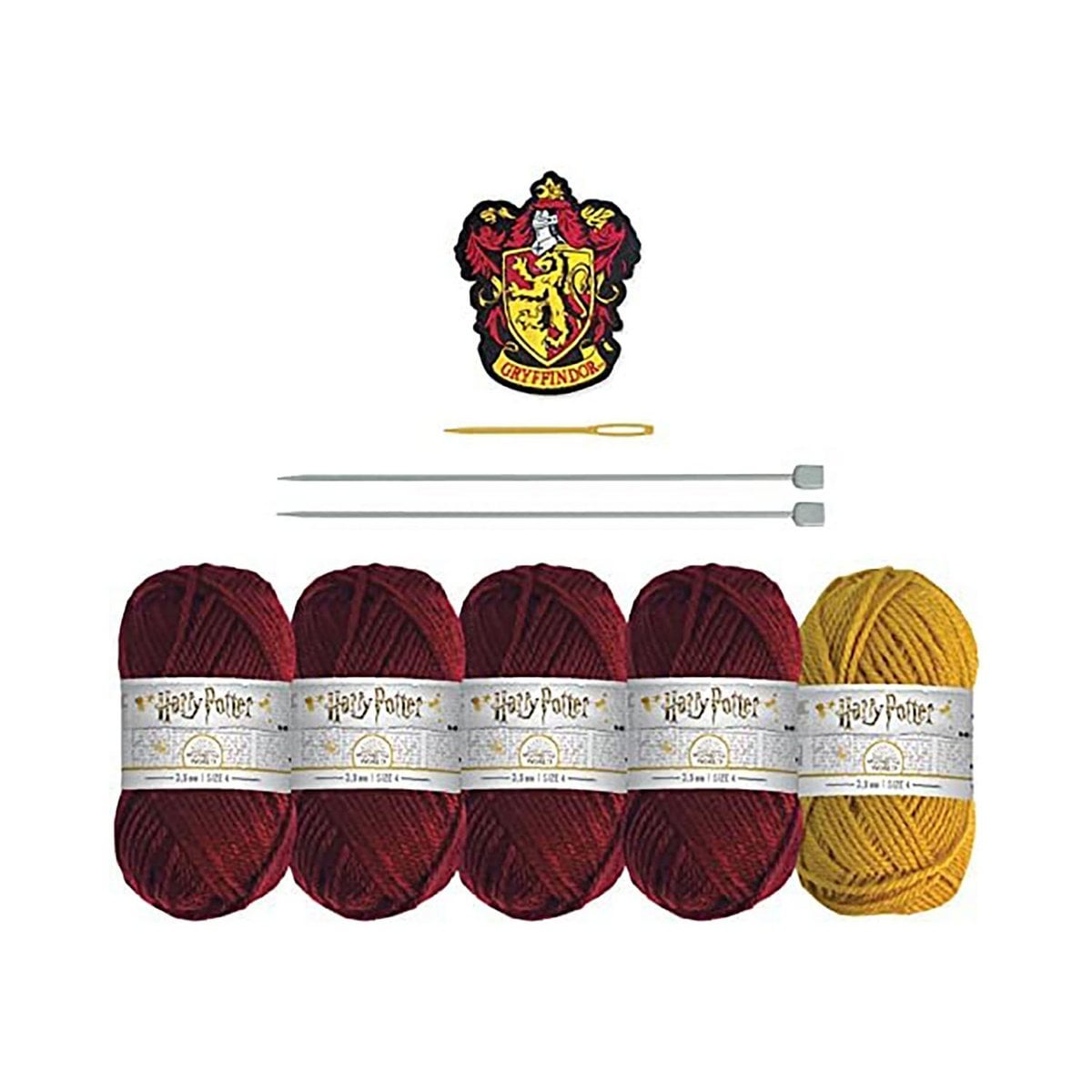 Harry Potter breiset Griffoendor loop sjaal
