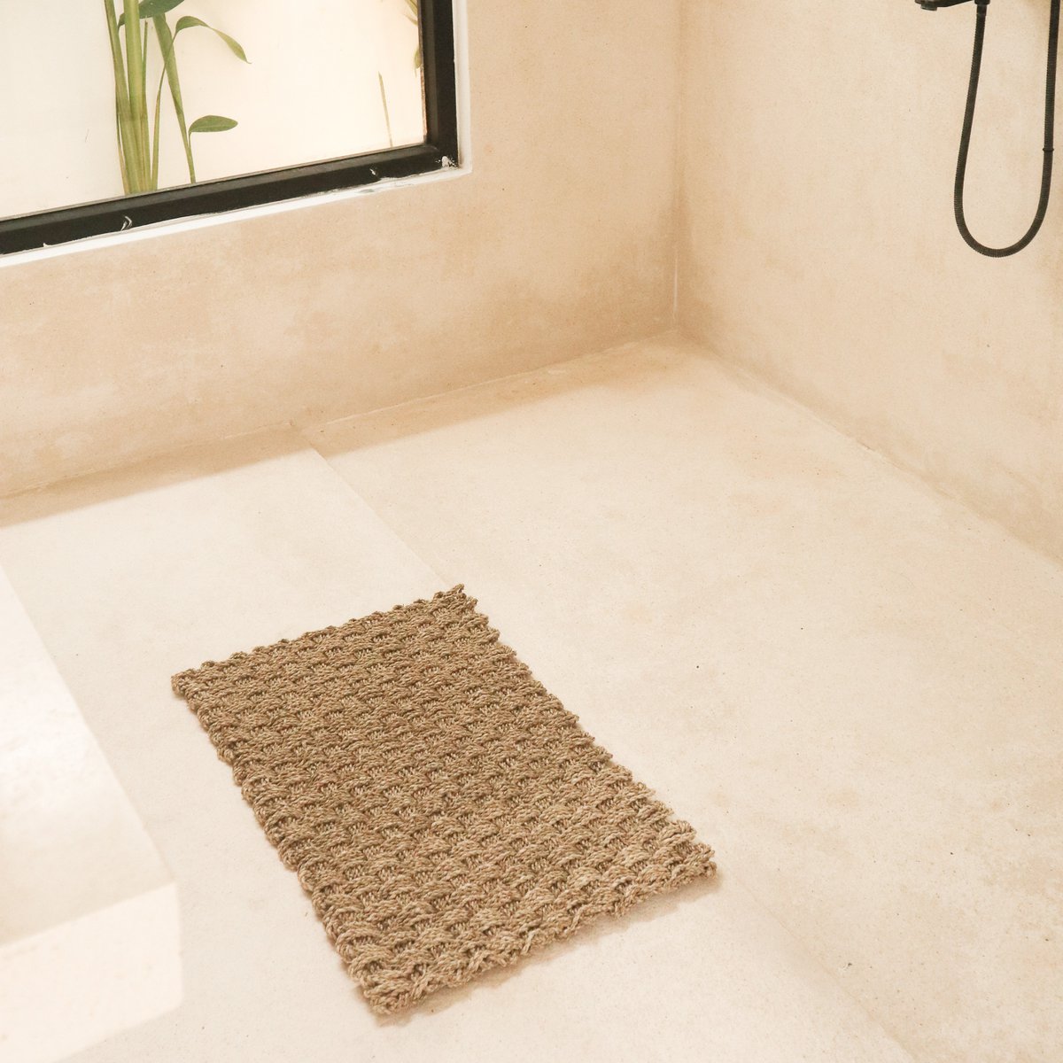 Vloerkleed zeegras 72x45 cm
