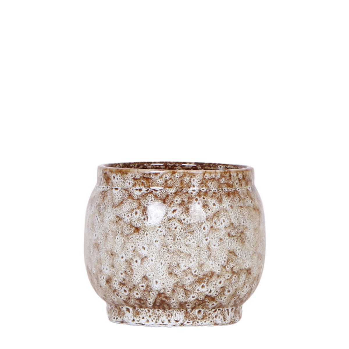 Plantenpot keramiek beige Ø12 cm