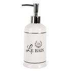 Soap Dispenser 350 ml White Ceramic Soap Pump