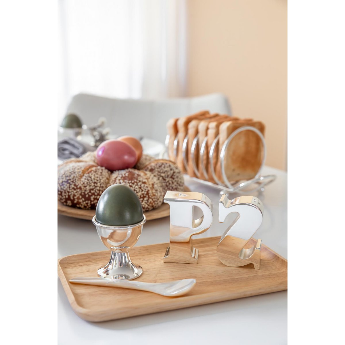 Peper en zoutstrooier set verzilverd 7 cm