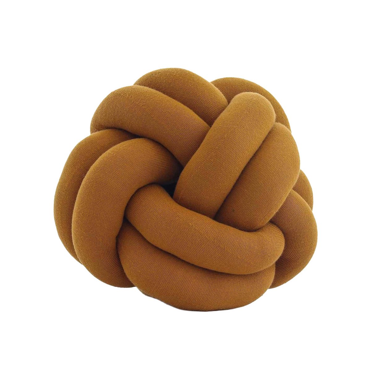 Mustard Knot Ball – Cushion – 30x30 cm – Urbane Hide