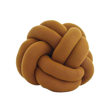 Mustard Knot Ball – Cushion – 30x30 cm – Urbane Hide