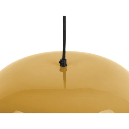 Hanglamp 50 cm geel ijzer