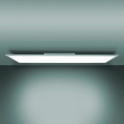 Led Paneel Plafondlamp Nico Wit Met Vaste Led En Functies