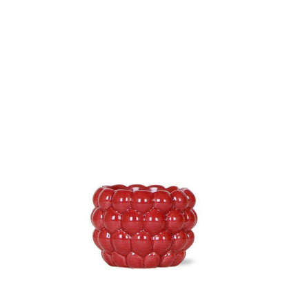 Bloempot keramiek Ø6 cm rood