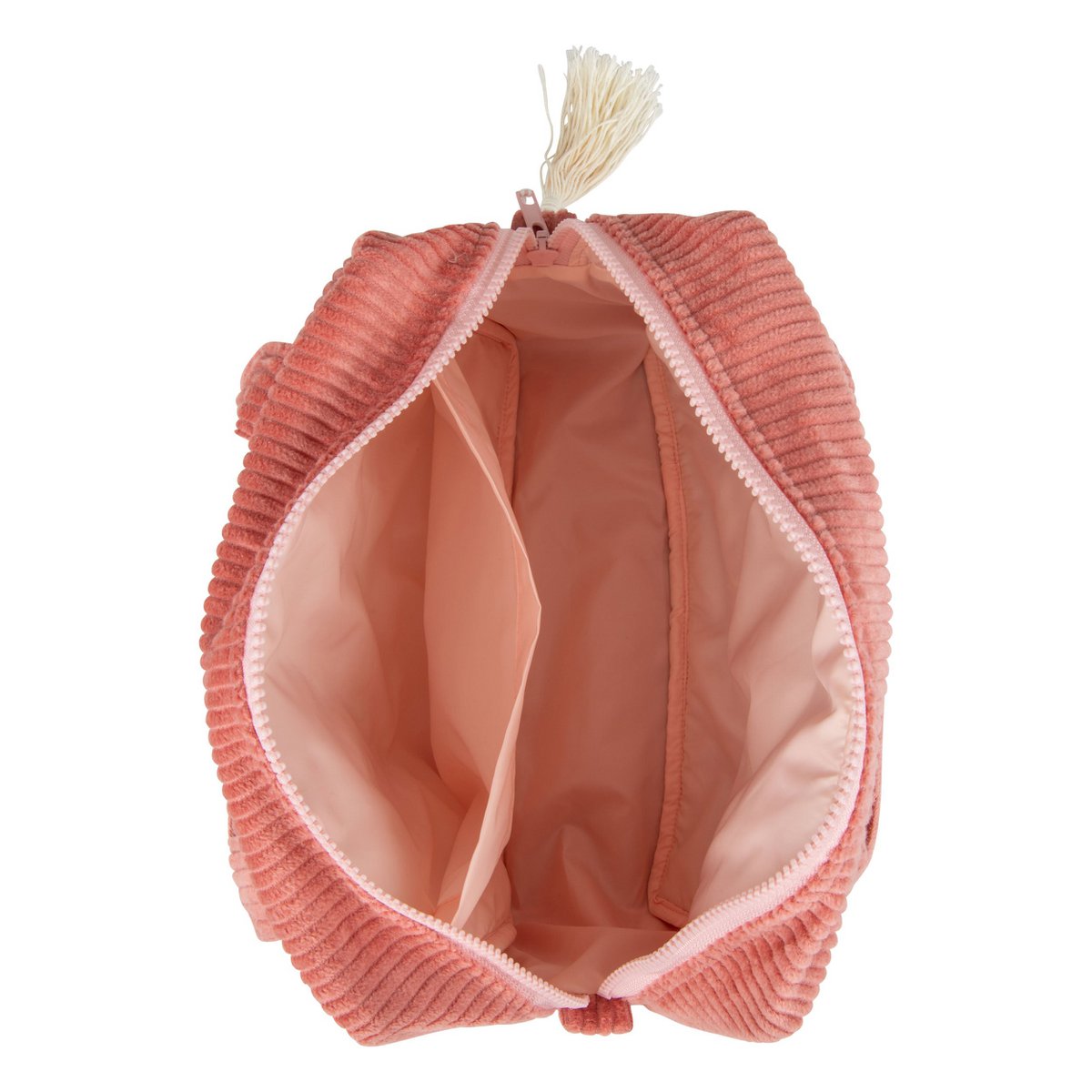 Make-up tasjes set 2 stuks katoen koraal
