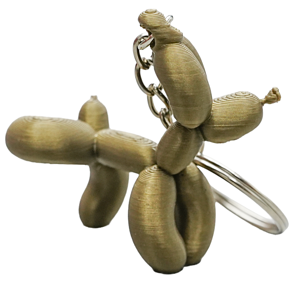 Sleutelhanger ballon hond plassend PLA