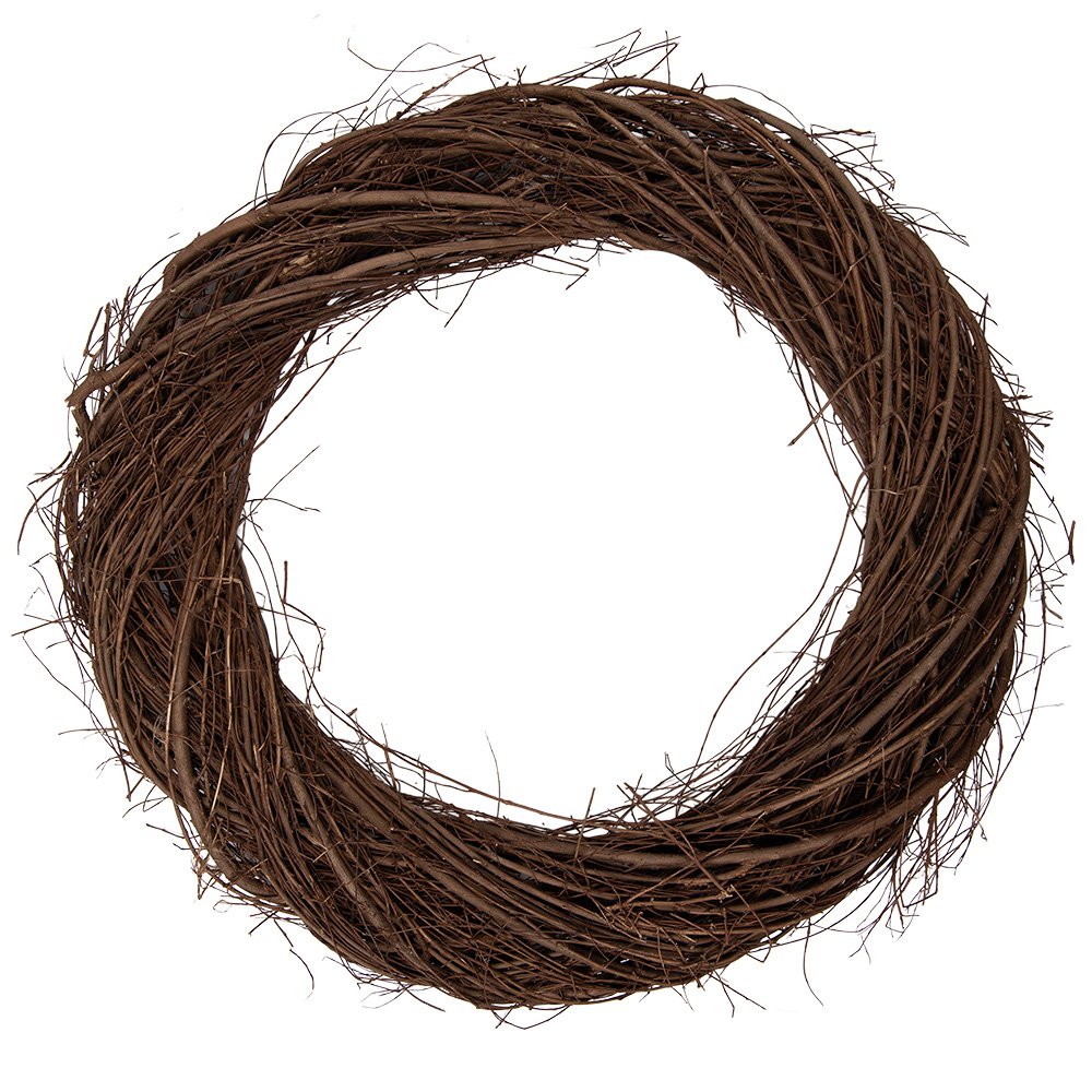 Krans Ø 55x6 cm bruin rotan
