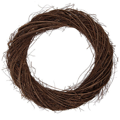 Krans Ø 55x6 cm bruin rotan