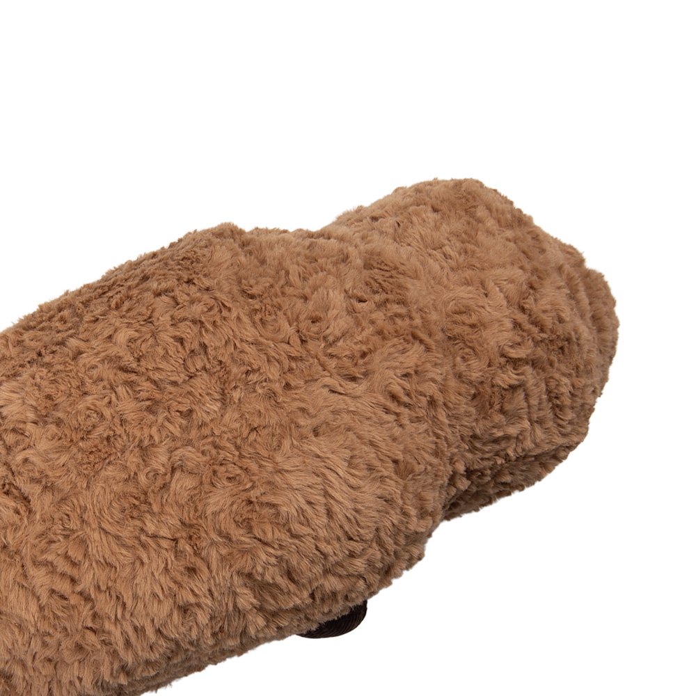 Sierkussen 63x34x17 cm bruin polyester