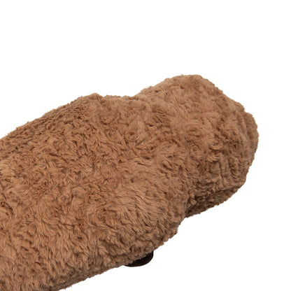 Sierkussen 63x34x17 cm bruin polyester
