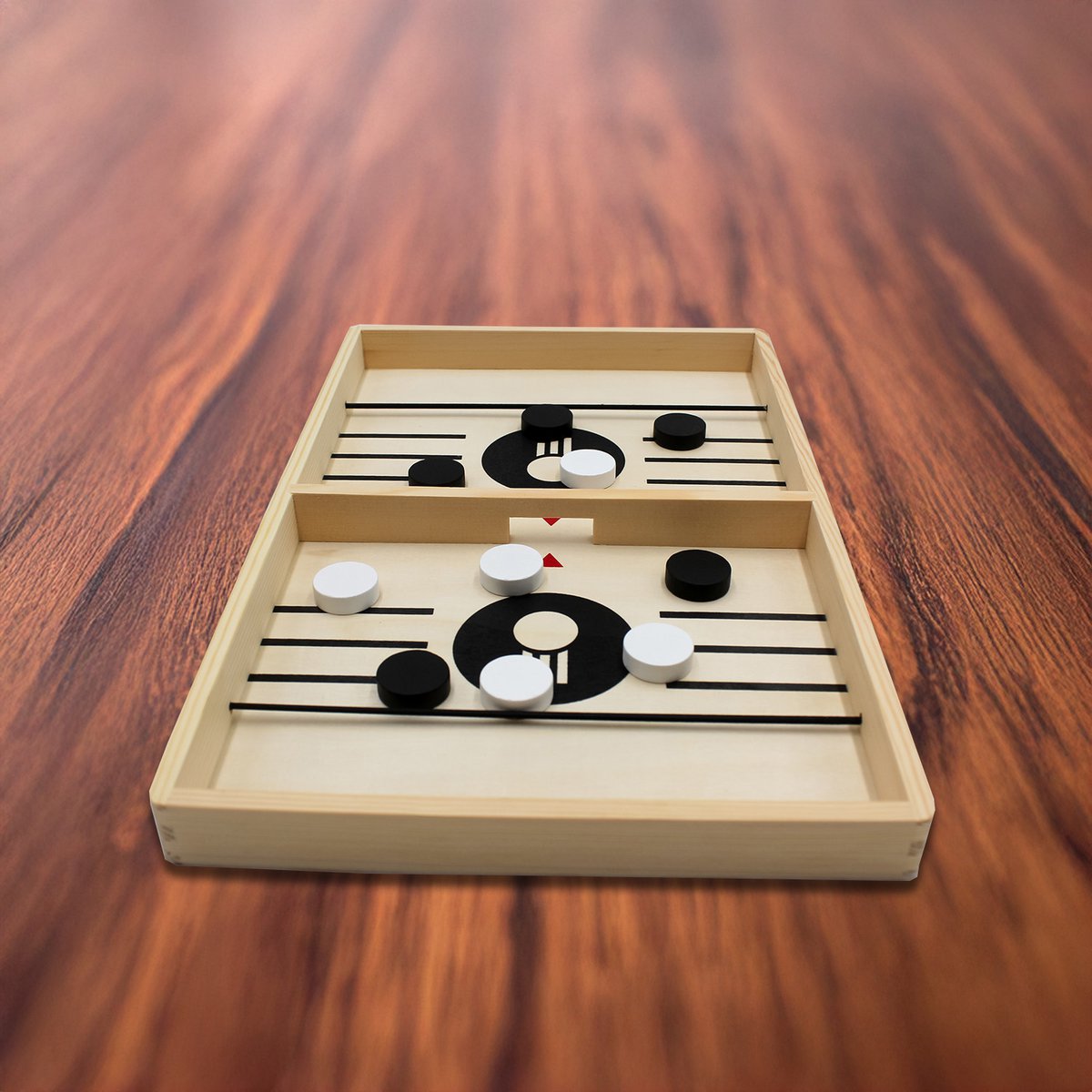 Slingpuck bordspel 35x22x2.5 cm hout