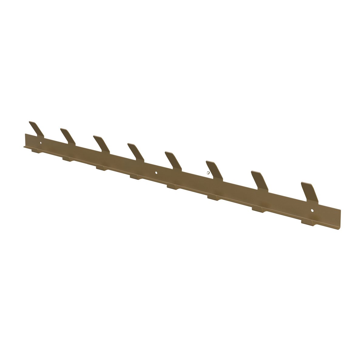 Wandkapstok 75 cm goud metaal